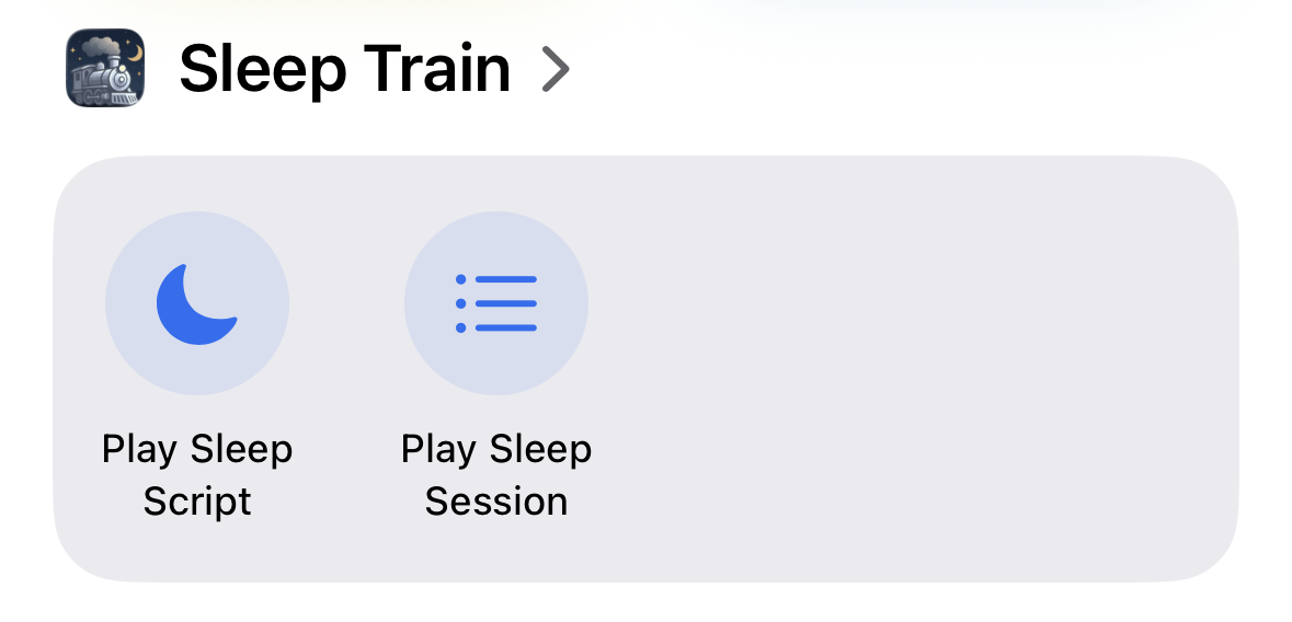 Sleep Train in Shortcuts
